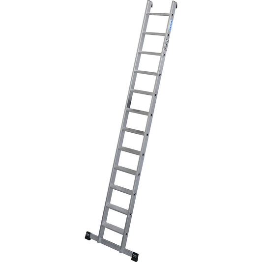 Heavy duty lean to ladder, 80 mm aluminium steps, up to 225 kg, 12 steps.