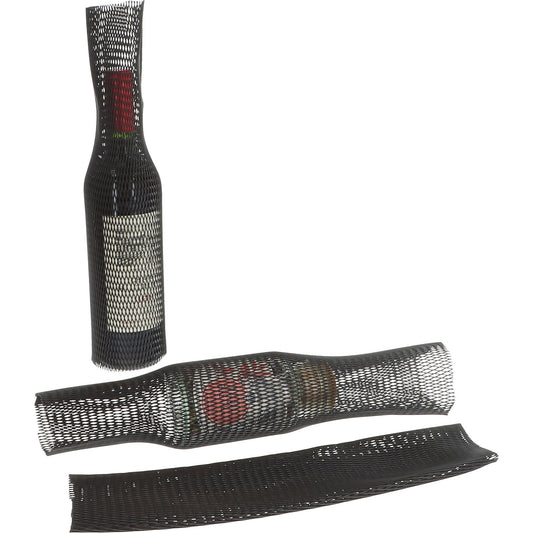 POLY-NET® safety net, 100% recycled, black, length 500 mm.