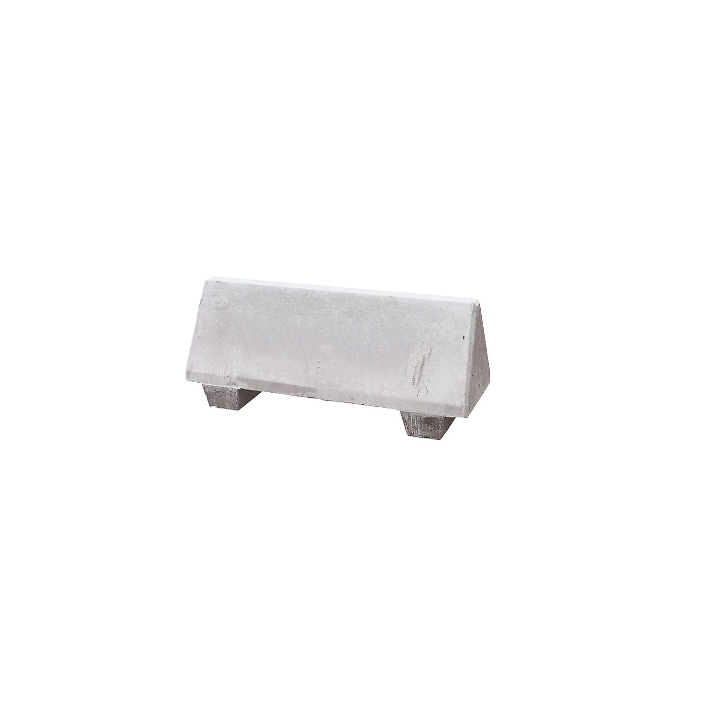 Concrete barrier, LxWxH 1090 x 390 x 465 mm, pack of 2, grey.