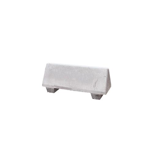 Concrete barrier, LxWxH 1090 x 390 x 465 mm, pack of 4, grey.