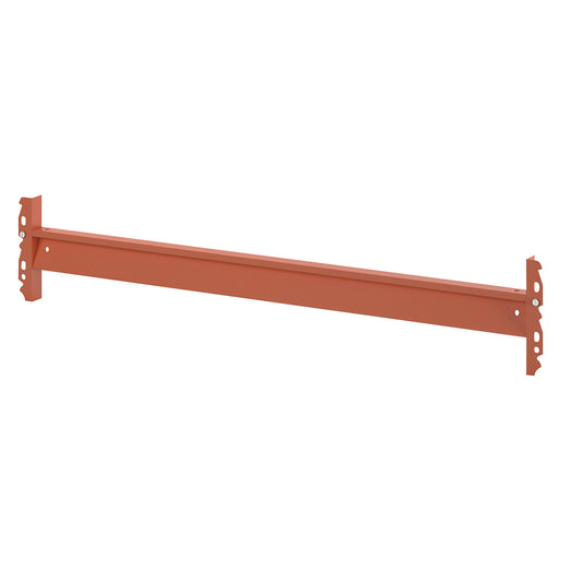 Cross beam for Space pallet racking, steel, orange, max. load per pair 1000 kg.