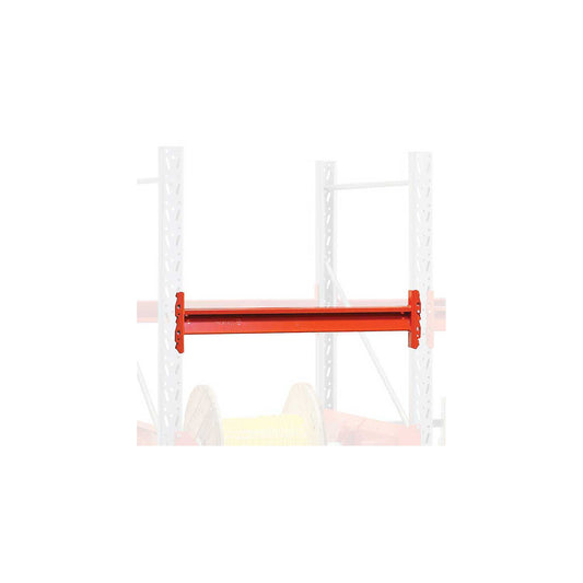 Cross beam for Space pallet racking, steel, orange, max. load per pair 3200 kg.
