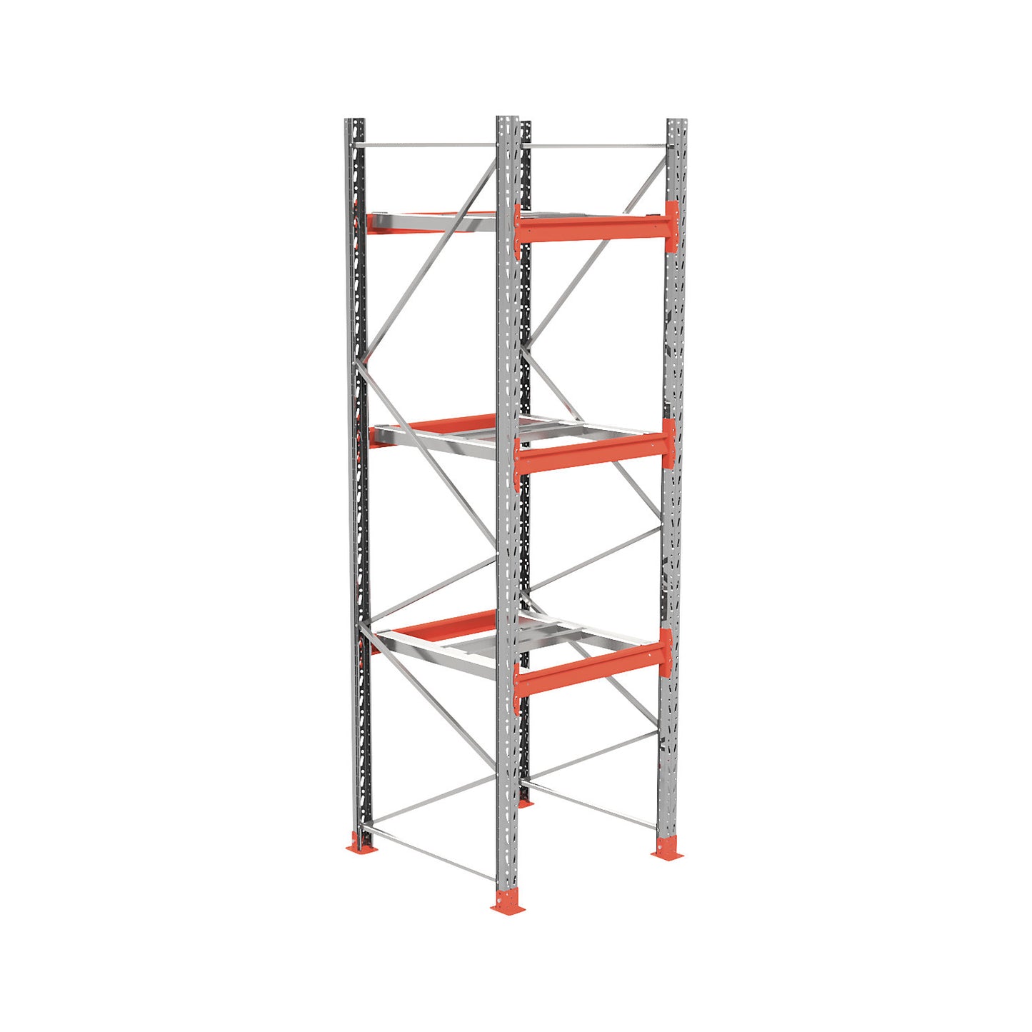 Half pallet insert for Space pallet racking, for length 950 mm, max. load 1000 kg.