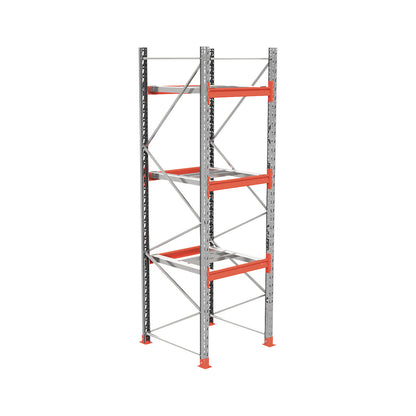 Half pallet insert for Space pallet racking, for length 950 mm, max. load 1000 kg.