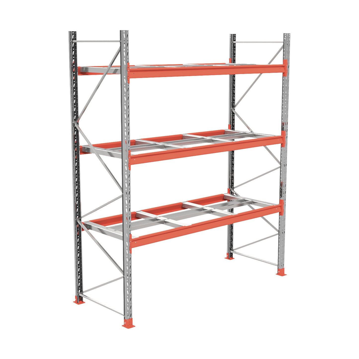 Half pallet insert for Space pallet racking, for length 2750 mm, max. load 2250 kg.