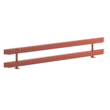 Collision protection for Space pallet racking, HxW 400 x 1100 mm, orange.