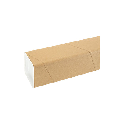 Postal tube, square, brown, internal LxWxH 700 x 80 x 80 mm, A1+, pack of 10.