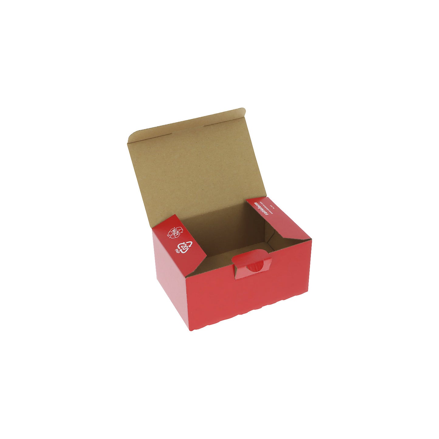 Quick box, red, pack of 20, internal dimensions 165 x 110 x 80 mm.