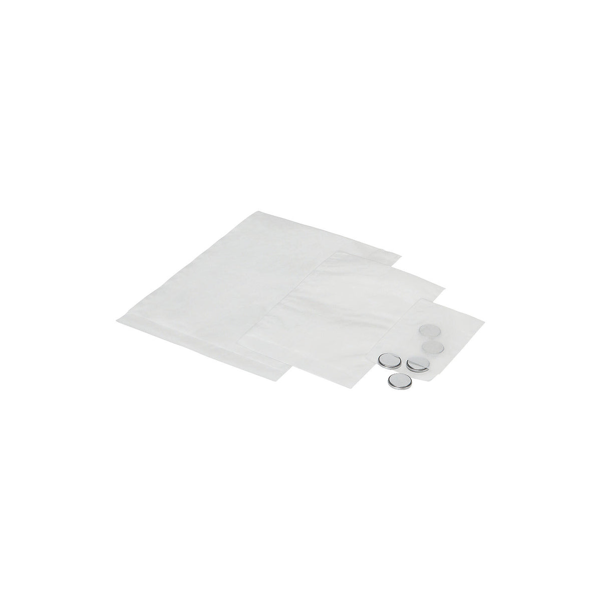 Flat bags, made of glassine, LxW 215 x 165 mm, pack of 500.