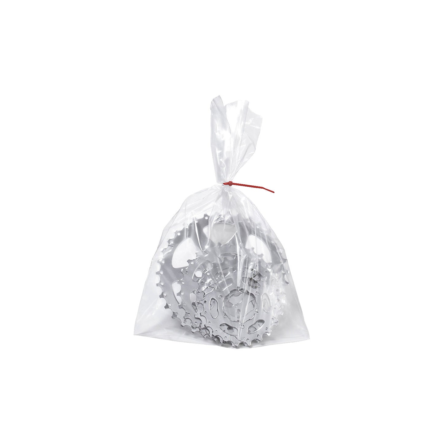 Flat bags, thickness 100 µm, LDPE, LxW 500 x 500 mm, pack of 100.