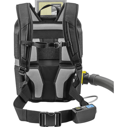 Rechargeable backpack vacuum cleaner, BVL 3/1 Bp, container capacity 3 l.