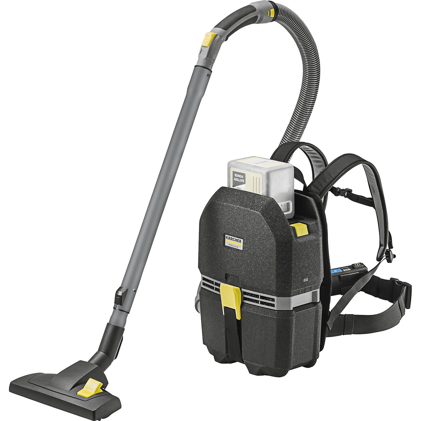 Rechargeable backpack vacuum cleaner, BVL 3/1 Bp, container capacity 3 l.