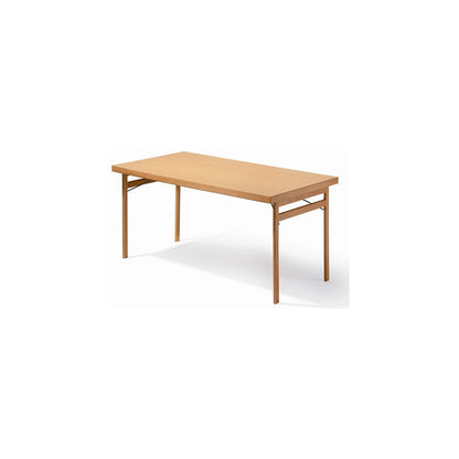 Folding table, solid wood frame, beech, WxD 1200 x 800 mm, laminate tabletop.