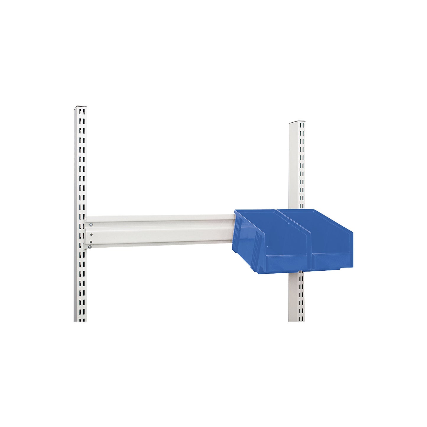 Bin rail, for swivelling tool holder, width x height 492 x 100 mm.
