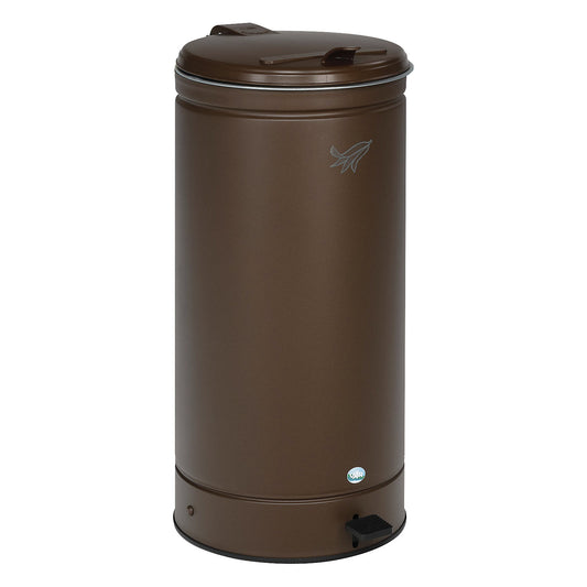 Large capacity waste collector, capacity 66 l, HxWxD 850 x 385 x 405 mm, brown.
