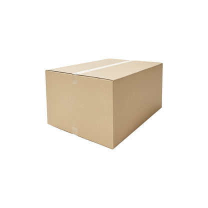 Folding corrugated cardboard box, length 600 - 799 mm, internal dimensions 600 x 600 x 500 mm, pack of 5.