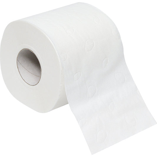 Toilet paper, 2-ply, pack of 64.