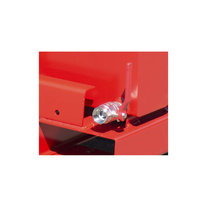 EXPO-E skip for metal swarf, capacity 0.3 m³, light blue.