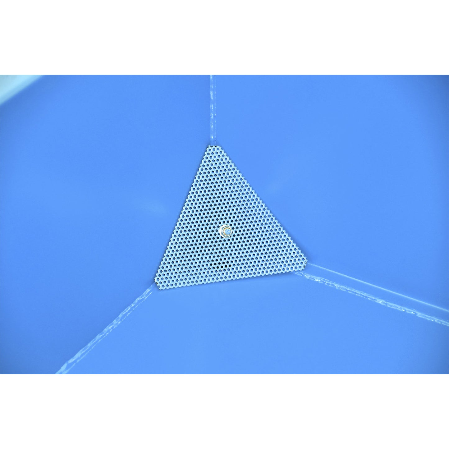 GU-E skip for metal swarf, capacity 0.75 m³, light blue.