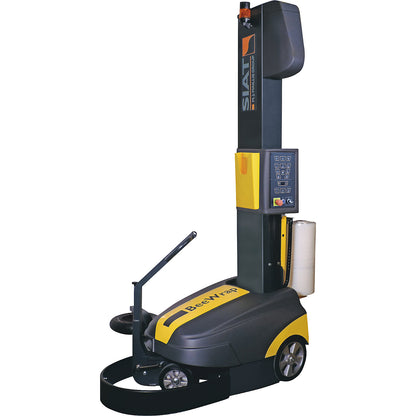 BeeWrap+ pallet wrapper, mobile stretch machine, pallet height 2100 mm, with 240% powered pre-stretch.