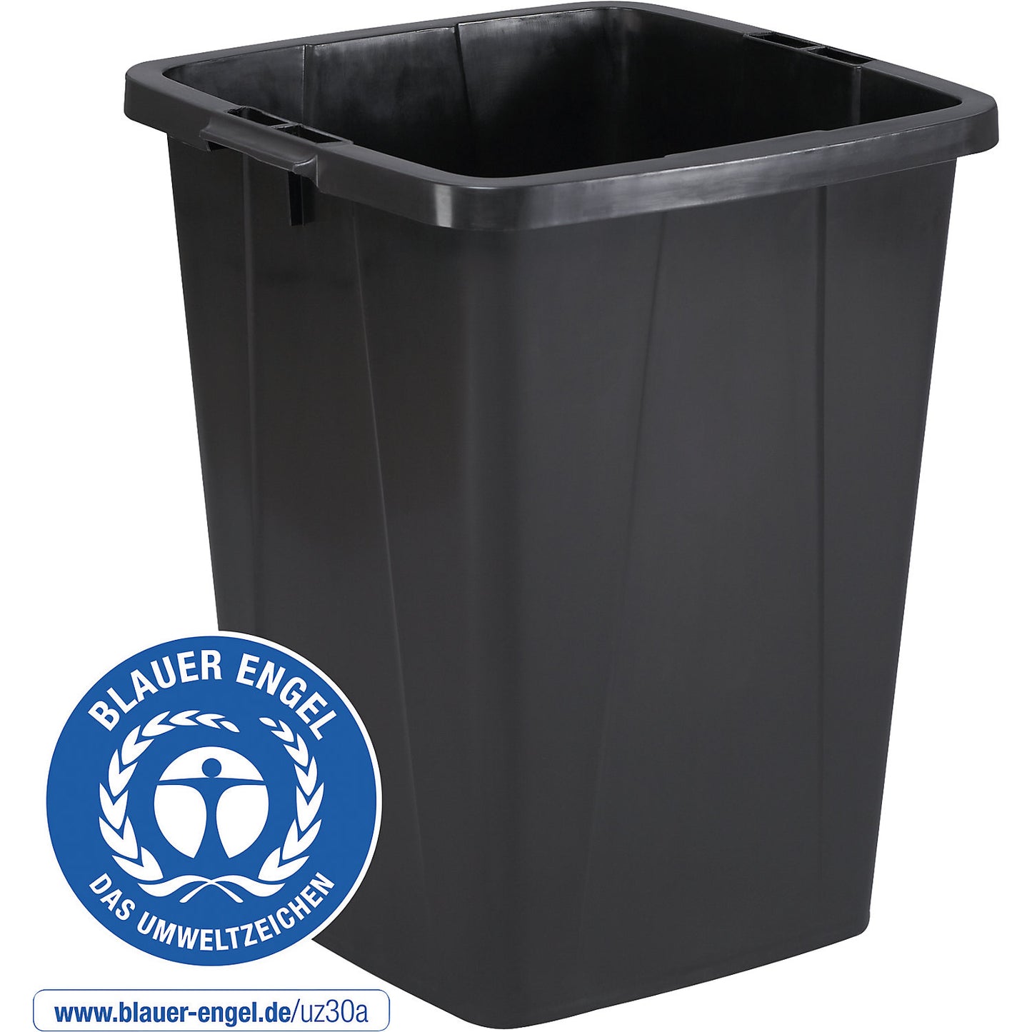 DURABIN® ECO recyclable waste container, capacity 90 l, HxWxD 610 x 520 x 490 mm, grey.