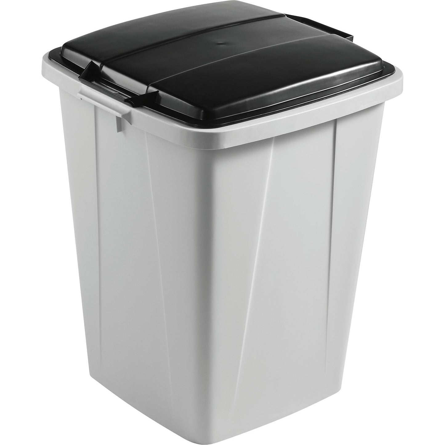 DURABIN® recyclable waste container, capacity 90 l, HxWxD 610 x 520 x 490 mm, grey/black.