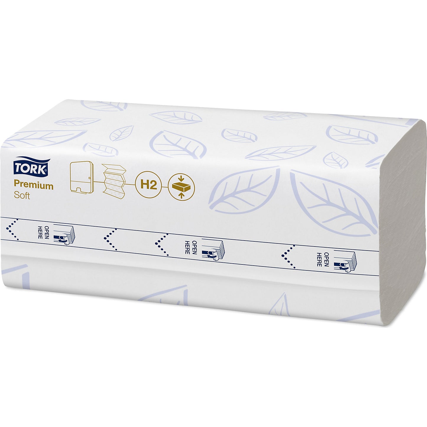Xpress compressed multifold paper towels, pack of 2040, white, LxW 320 x 212 mm.