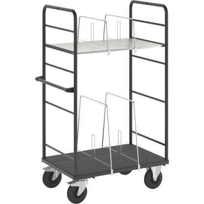 Cardboard box trolley, 2 side panels, platform 1050 x 700 mm.