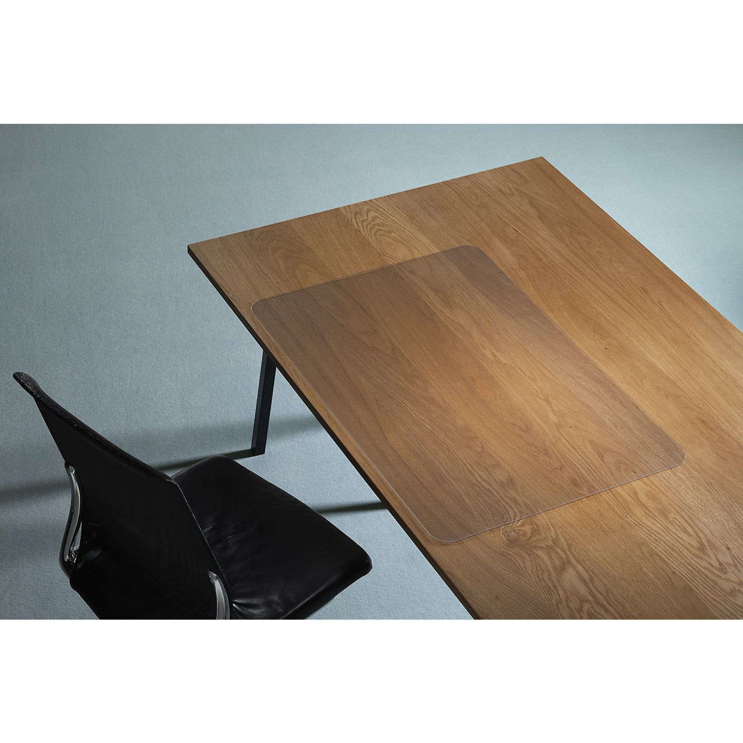 Durasens Soft desk pad, WxD 900 x 600 mm, transparent.