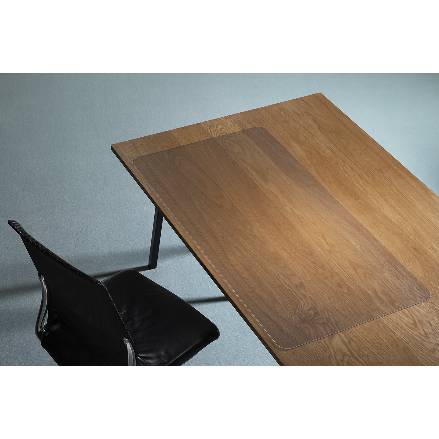 Durasens Soft desk pad, WxD 1200 x 600 mm, transparent.