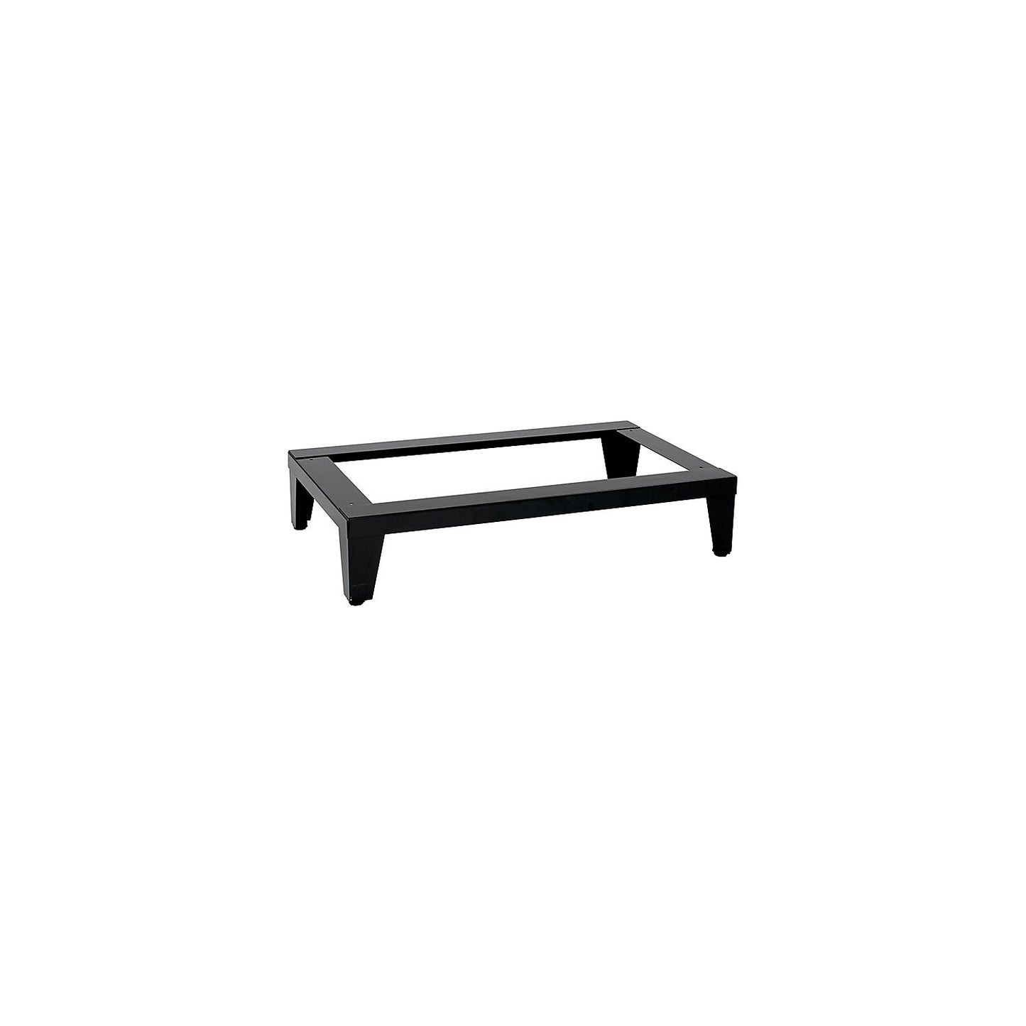 Flat base frame for Fydor locker series, black, width 900 mm.