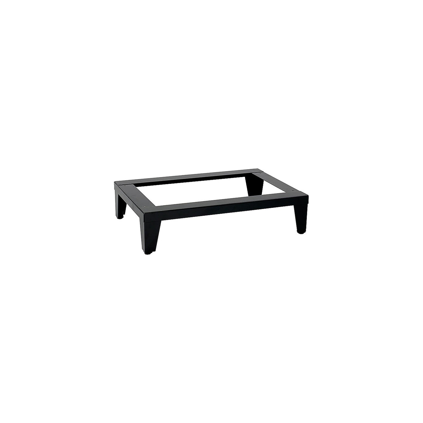 Flat base frame for Fydor locker series, black, width 800 mm.