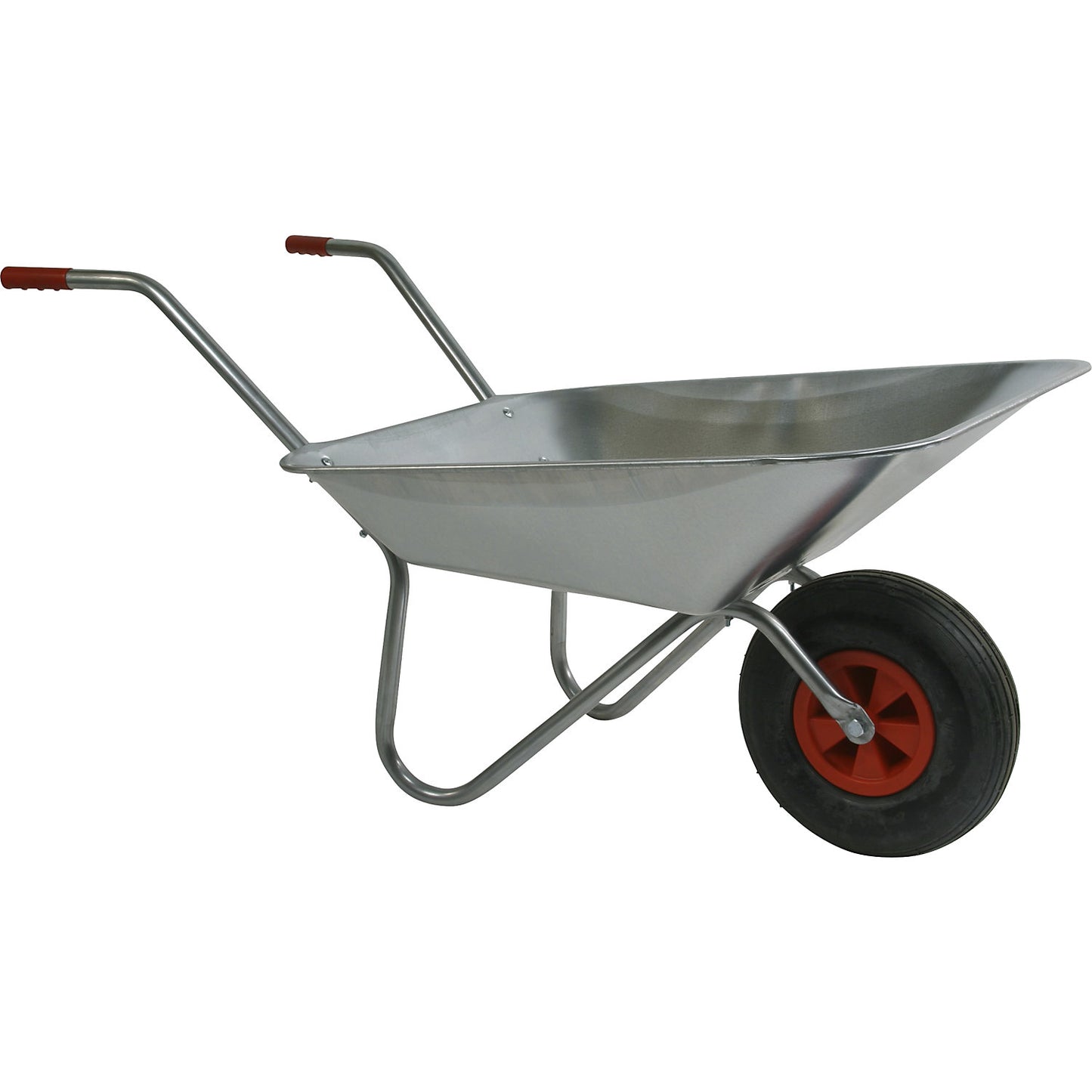 BD light wheelbarrow, 80 l, LxW 1240 x 645 mm, pneumatic tyre.