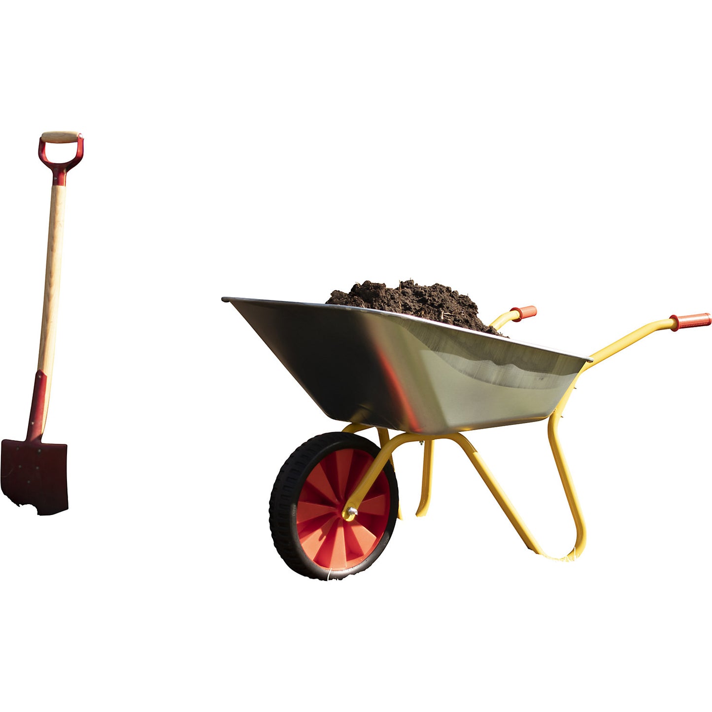 BD light wheelbarrow, 100 l, LxW 1230 x 690 mm, FLEX tyre.