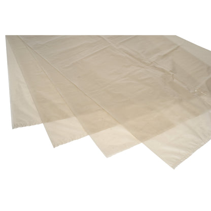 Large capacity waste sacks, PCR LDPE, 240 l, LxWxH 650 x 550 x 1350 mm, pack of 100, 47 µm, transparent.