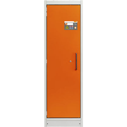 Fire resistant hazardous goods storage cupboard type 90 PROline, door hinged on left, HxWxD 1950 x 600 x 600 mm.