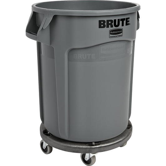BRUTE® universal container with trolley, capacity 166 l, grey.
