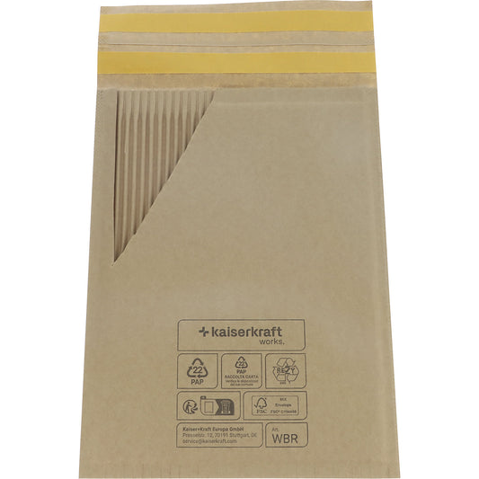 Wavebag™ Return mailing bag, suitable for returns and made of paper, pack of 75, internal LxW 300 x 410 mm.