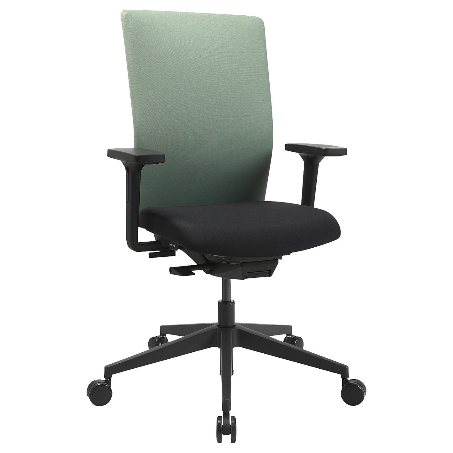AirWork G office swivel chair, synchronised mechanism with sliding seat, mint green.