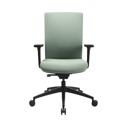 SITNESS AirWork G office swivel chair, synchronous mechanism, with arm rests, mint green.
