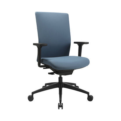 SITNESS AirWork G office swivel chair, synchronous mechanism, with arm rests, petrol.