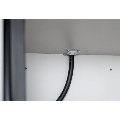 Cable guide, for PROline safety cabinet, grey.