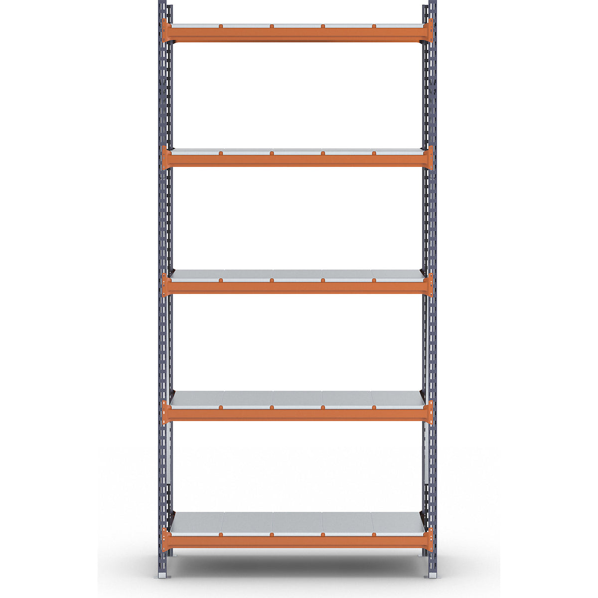 Wide span shelving unit, max. bay load 6000 kg, HxWxD 3000 x 1448 x 600 mm, standard shelf unit.