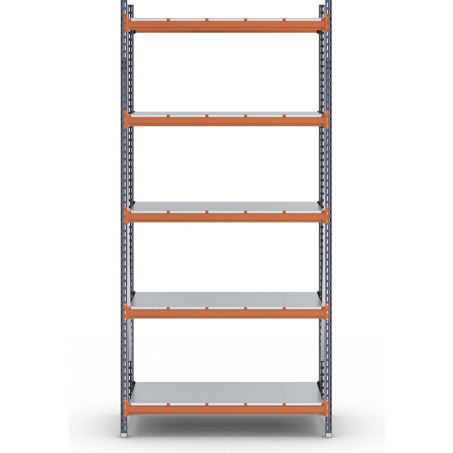 Wide span shelving unit, max. bay load 6000 kg, HxWxD 3000 x 1448 x 800 mm, standard shelf unit.