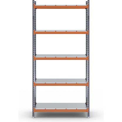Wide span shelving unit, max. bay load 6000 kg, HxWxD 3000 x 1448 x 800 mm, standard shelf unit.