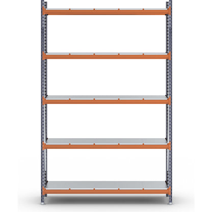 Wide span shelving unit, max. bay load 6000 kg, HxWxD 3000 x 1923 x 600 mm, standard shelf unit.