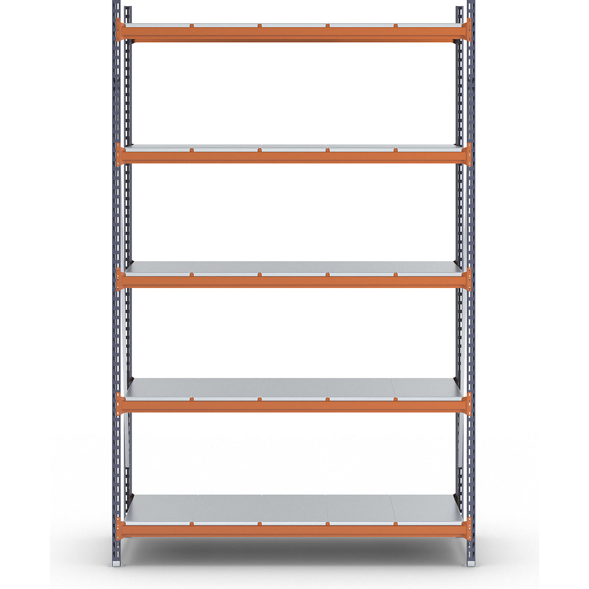 Wide span shelving unit, max. bay load 6000 kg, HxWxD 3000 x 1923 x 800 mm, standard shelf unit.