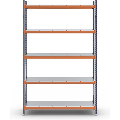Wide span shelving unit, max. bay load 6000 kg, HxWxD 3000 x 1923 x 800 mm, standard shelf unit.