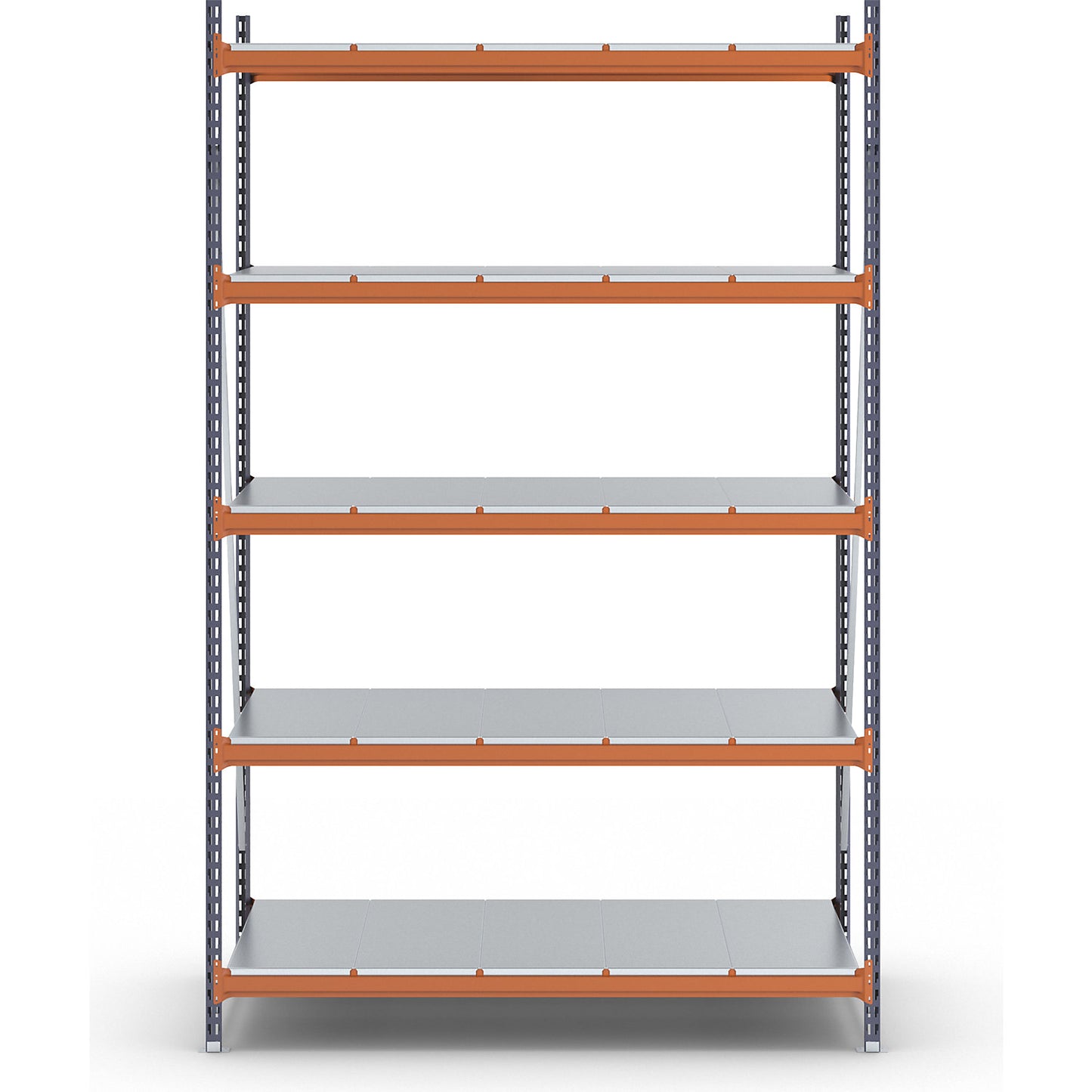 Wide span shelving unit, max. bay load 6000 kg, HxWxD 3000 x 1923 x 1100 mm, standard shelf unit.