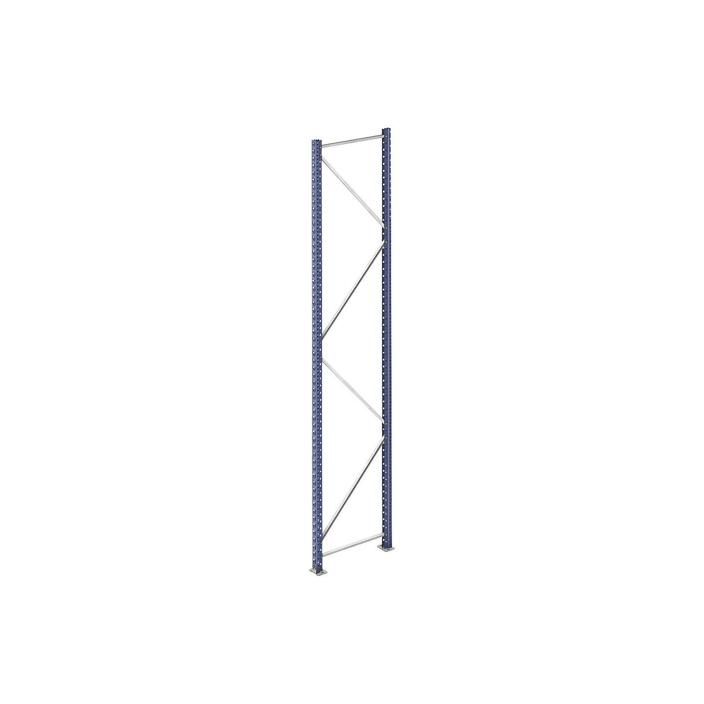 Wide span shelving unit upright frame, max. bay load 6000 kg, HxD 3000 x 600 mm.